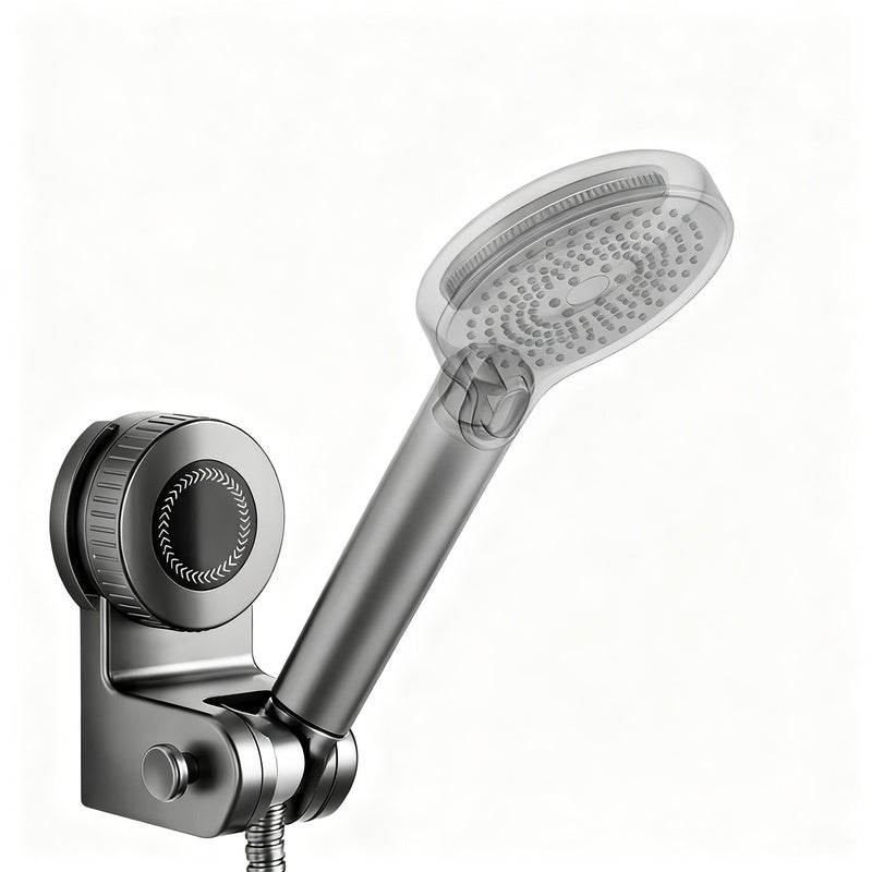Duschkopfhalter mit Saugnapf, 360° drehbar