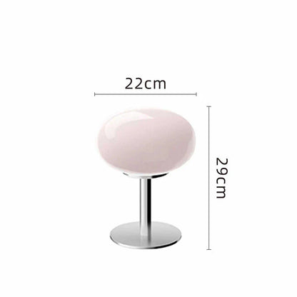 Brehn | DESIGNER GLAS TISCHLAMPE - AMBIENTE LED LAMPE FÜR SCHLAFZIMMER UND ARBEITSZIMMER