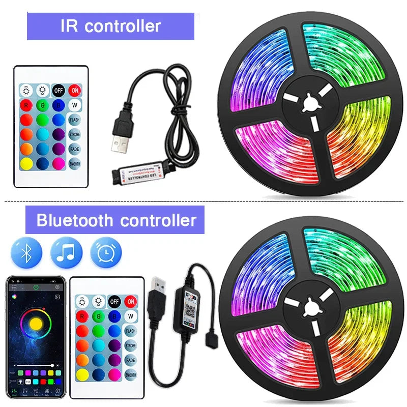 USB LED STRIPE MIT FARBWECHSEL - RGB LICHT FÜR RAUMDEKORATION & TV-HINTERGRUNDBELEUCHTUNG | Brehn