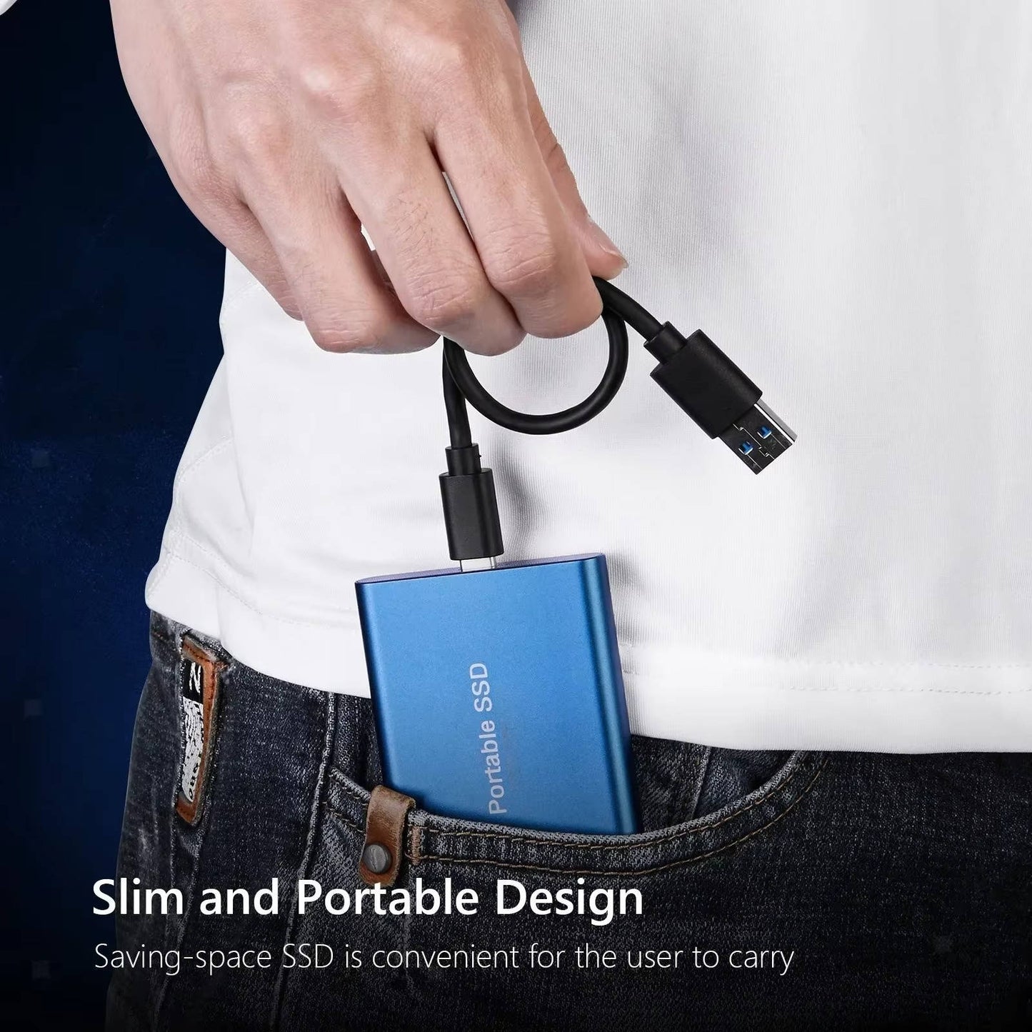 Externe SSD-Festplatte