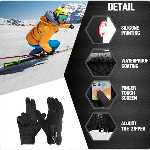 Wärmende Thermohandschuhe, Fahrrad-, Skihandschuhe