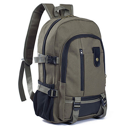 Rucksack Herren Canvas – 20–35 l, atmungsaktiv, verschleißfest, Vintage-Stil, für Schule, Arbeit & Reisen