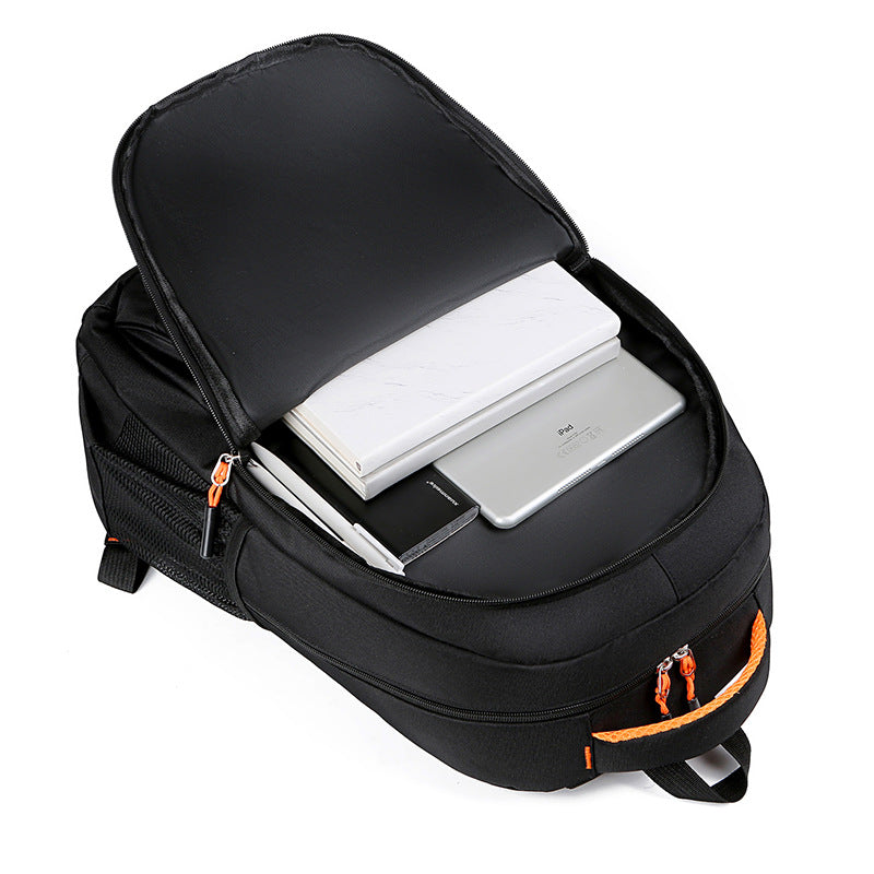 Großer Nylon-Rucksack, 36–55 L, wasserdicht und diebstahlsicher
