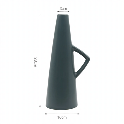 Keramik-Blumenvase, Nordisches Design