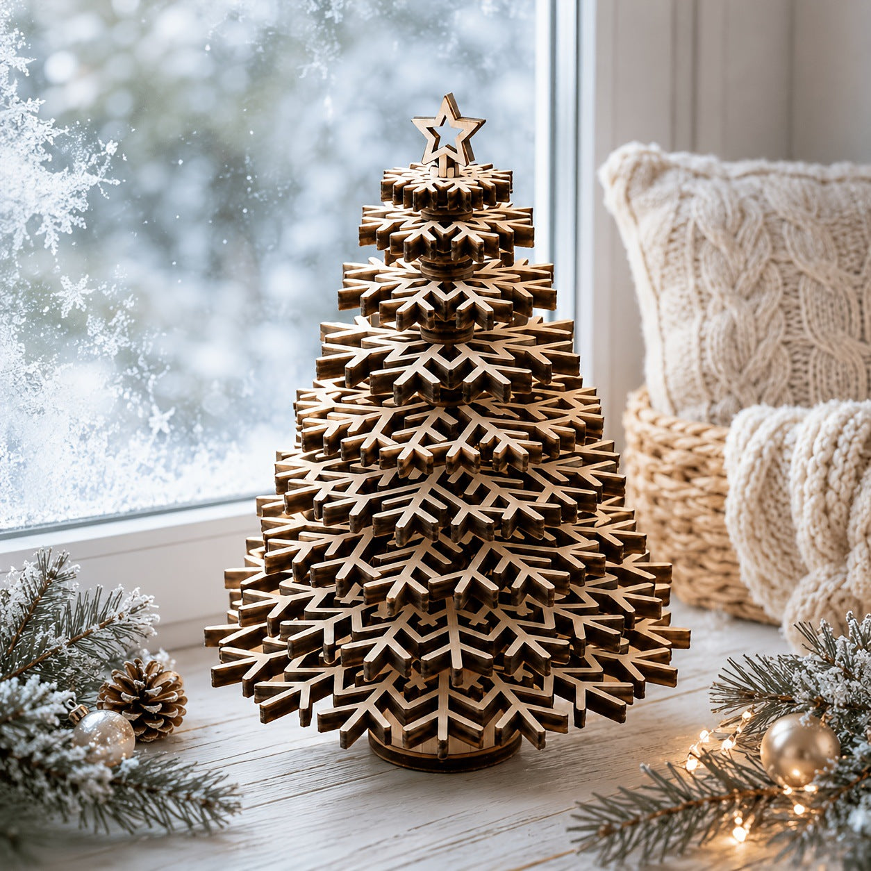 Weihnachtsbaumschmuck aus Holz
