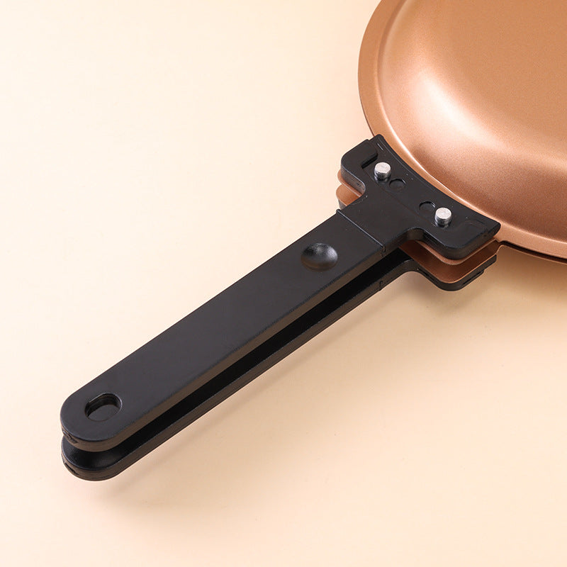 Doppelseitige Pfanne zum Braten und Wenden
