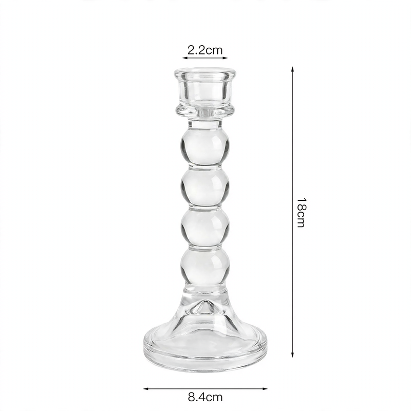 Glaskerzenstänger, modernes Design