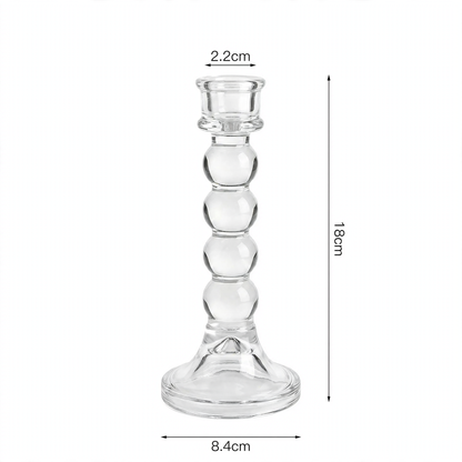 Glaskerzenstänger, modernes Design