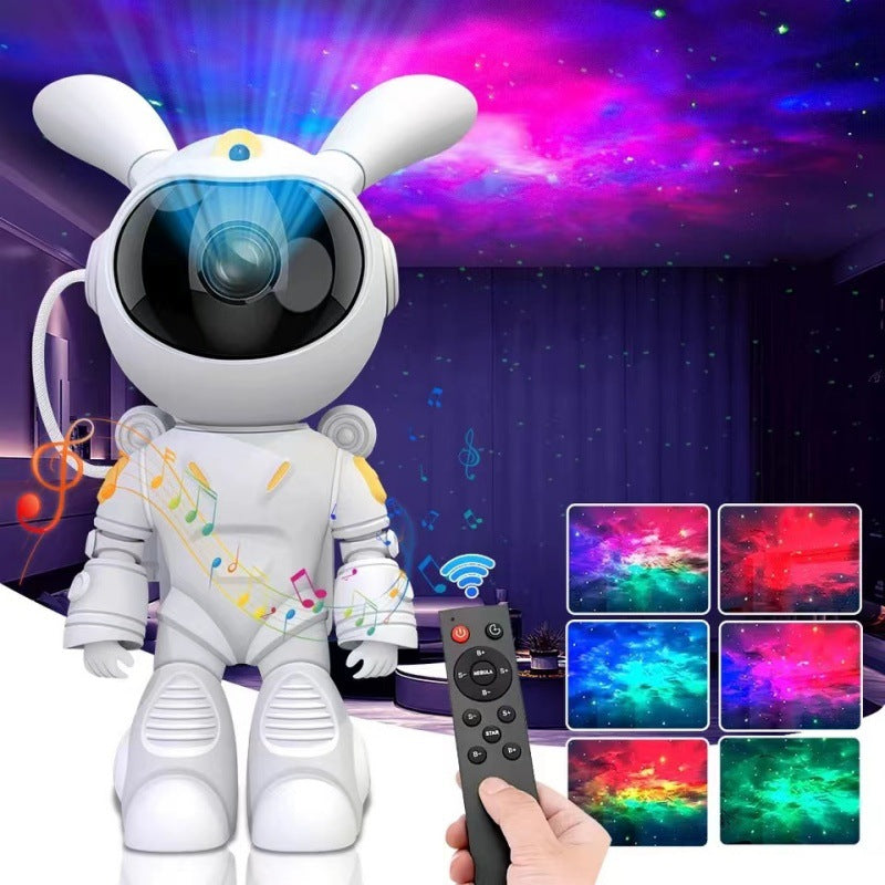 Astronauten-Projektionsleuchte mit Sternenhimmel