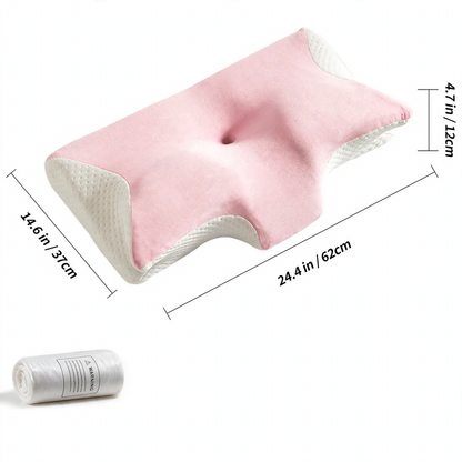 Schmetterlingsförmiges Nackenkissen Memory-Foam
