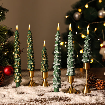 Weihnachtsbaum-Duftkerze, Sojamischung, handgefertigt