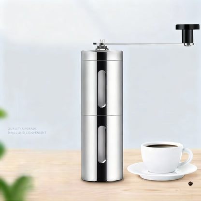 Handkaffeemühle aus Edelstahl