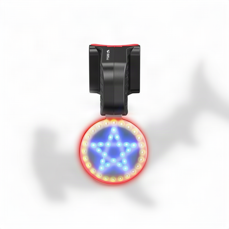 Fahrrad-Rücklicht mit Fließlicht-Effekt, USB-C