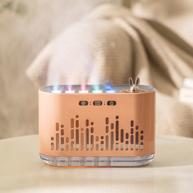 Ultraschall-Luftbefeuchter mit Aromatherapie und LED-Licht