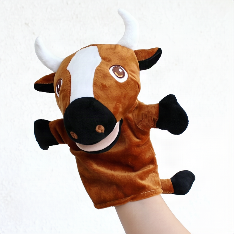Plüsch-Handpuppe Löwe, 24 cm