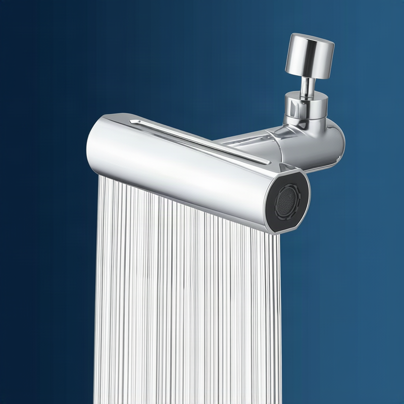 Wasserhahn-Aufsatz mit Wasserfall-Funktion