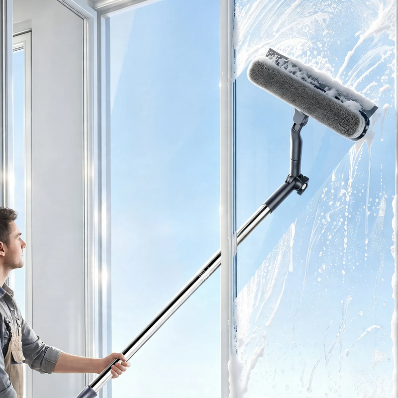 Fensterreiniger mit verstellbarem Winkel