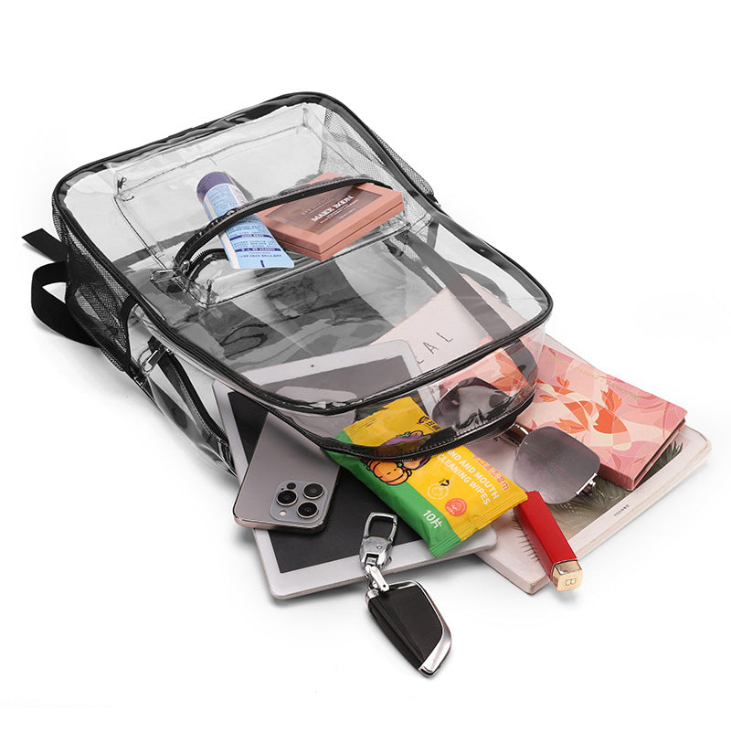 Transparenter PVC-Rucksack, wasserdicht