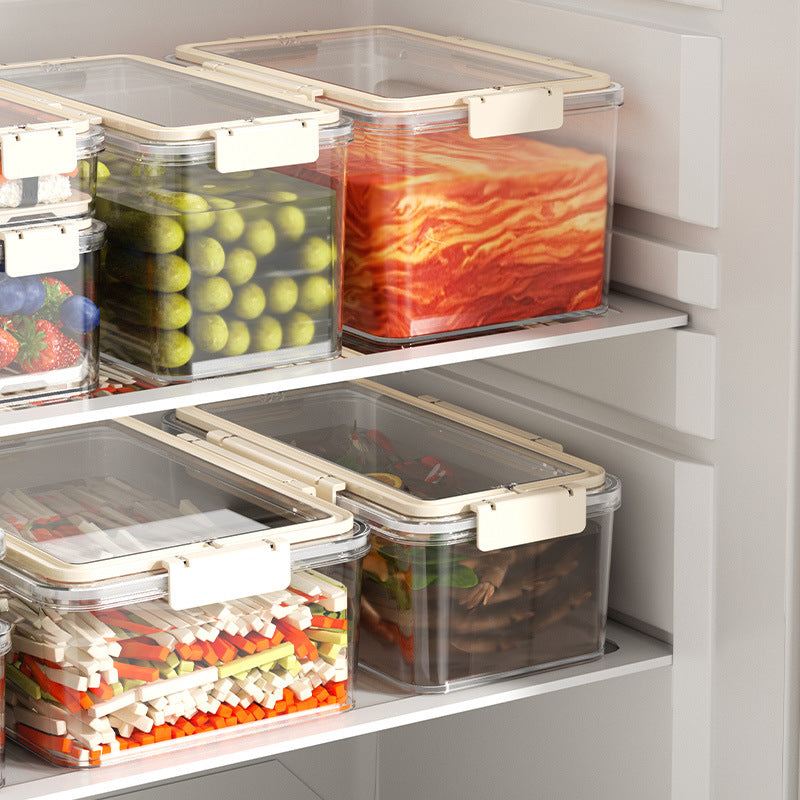 Luftdichte Frischebox aus Kunststoff, rechteckig