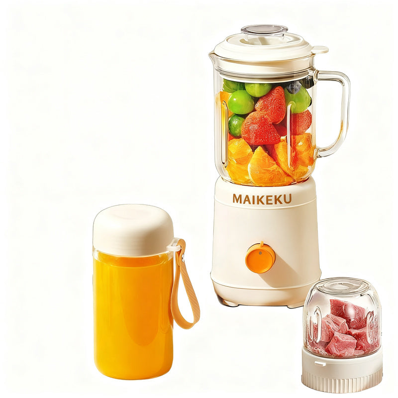 Tragbarer Entsafter mit Glaskrug