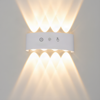 LED-Wandleuchte, Aluminium, wasserfest