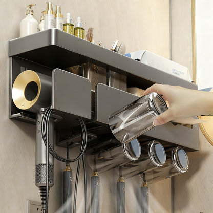 Aluminium-Badezimmerregal, 4-in-1, für 2–4 Personen