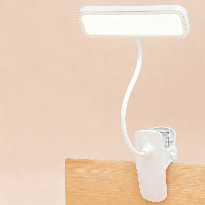 LED-Klemmleuchte mit Augenschutz zum Lernen
