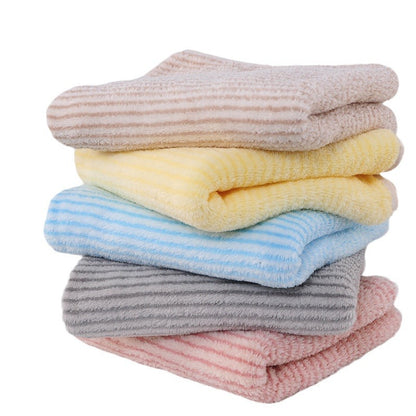 Badetuch und Handtuch aus Korallenfleece