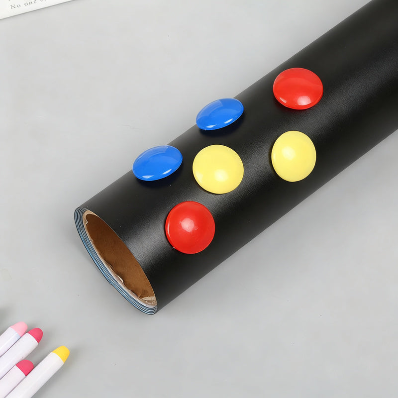 Magnetische Tafelfolie zum Aufkleben, schwarz