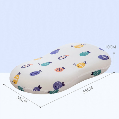 Kinderkissen mit Wellen-Design aus Memory-Foam