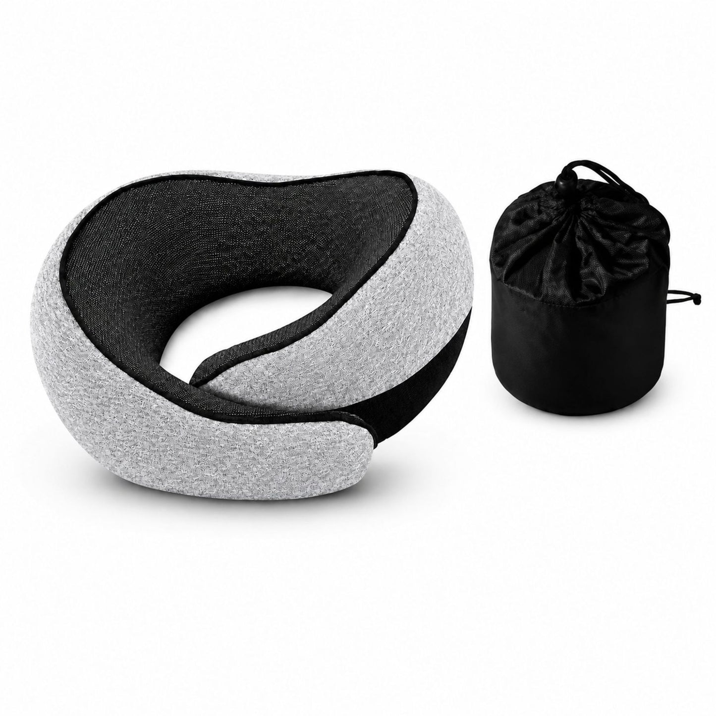 Nackenkissen aus Memory-Foam für Reisen