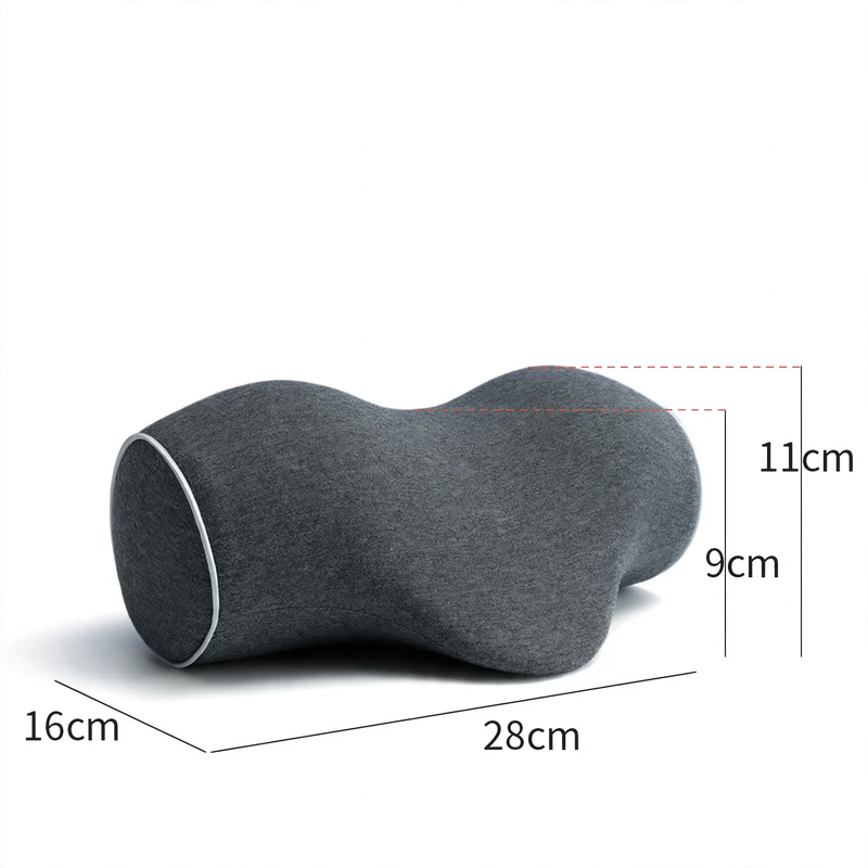 Nackenstützkissen, U-Form, Gedächtnisschaum, 20–25 cm