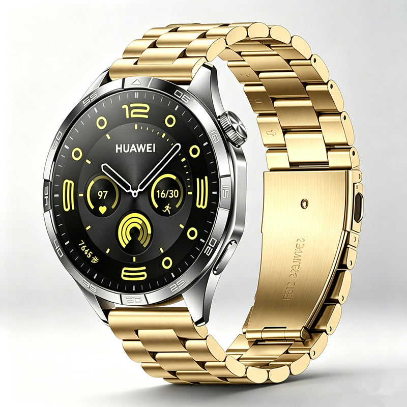 Schwarzes Luxusarmband für Ultradünn Smartwatch