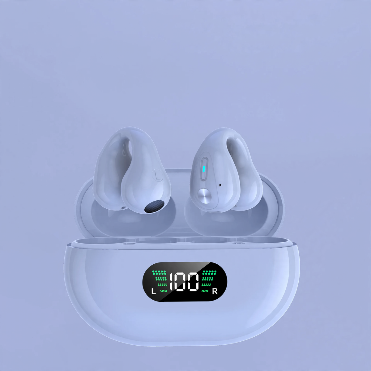 Knochenleitung-Ohrhörer, Clip-On, Bluetooth