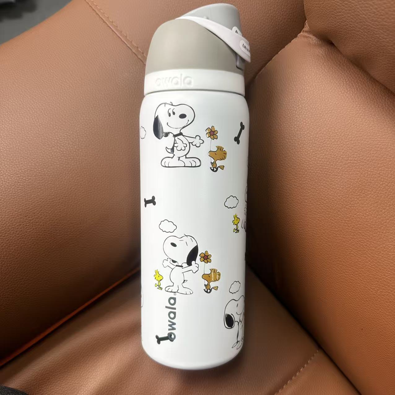 Edelstahl-Trinkflasche, 32 oz, mit Doppeldeckel