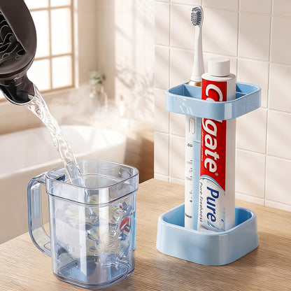Zahnputzbecher mit verstellbarer Höhe, modernes Design