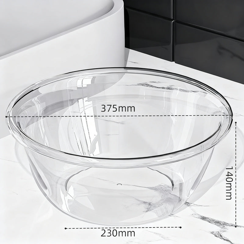Kunststoff-Waschbecken, transparent, robust