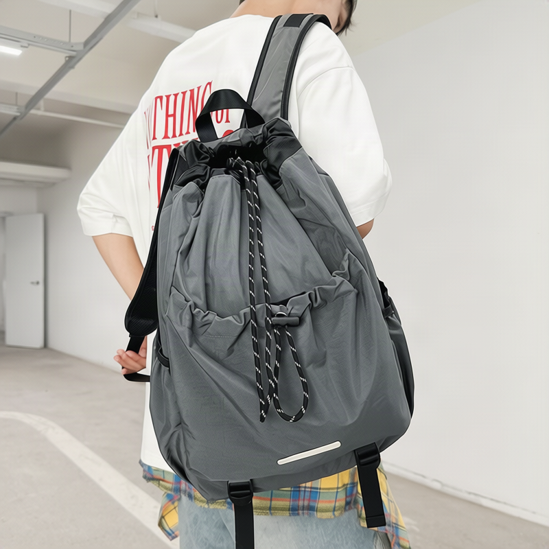 Rucksack mit Kordelzug, 20–35 L, für 14-Zoll-Laptops