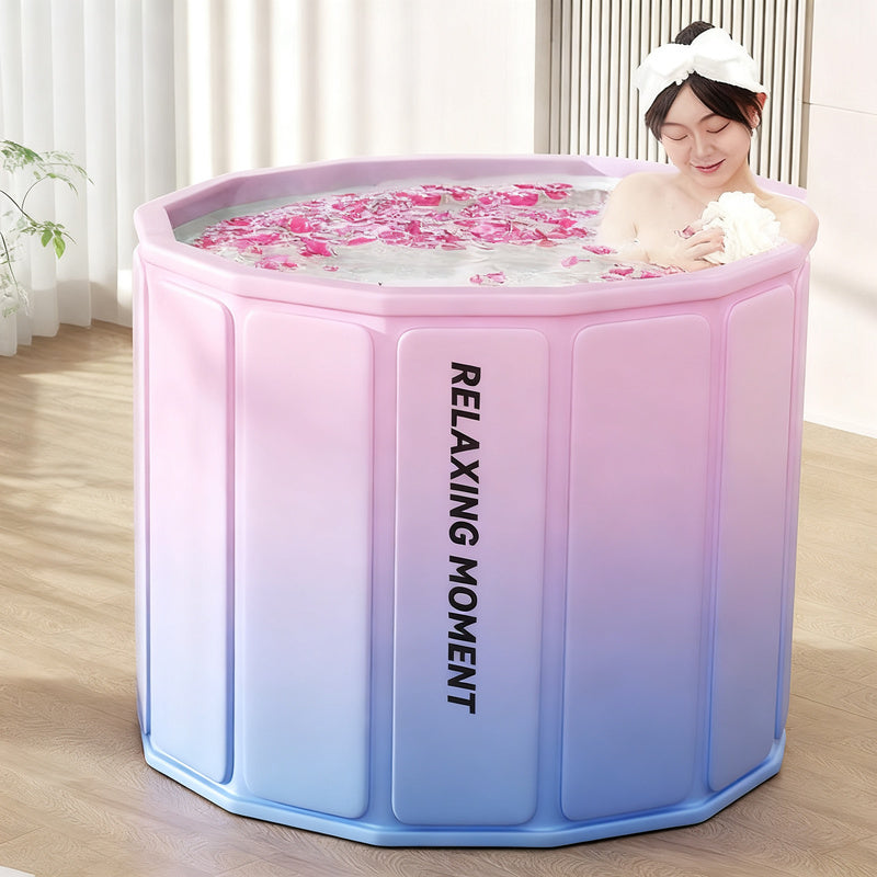Faltbare Badewanne aus PVC für Erwachsene