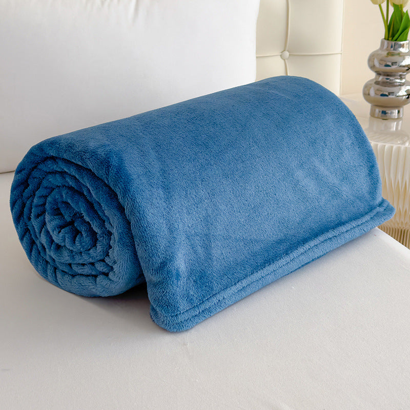 Fleecedecke aus Polyester, 100×150 bis 200×230 cm