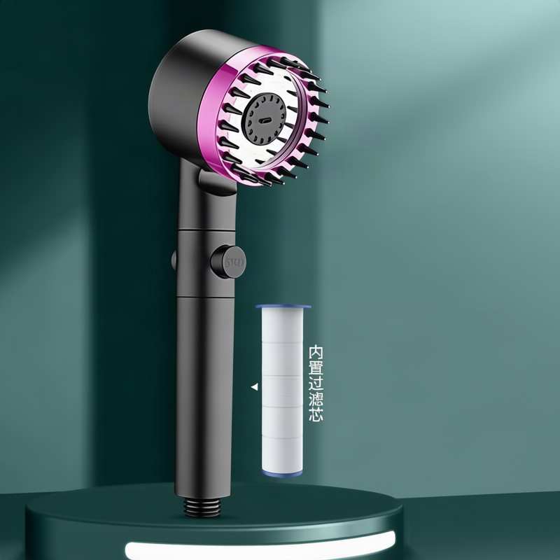 Multifunktions-Duschkopf mit LED und Massagefunktion