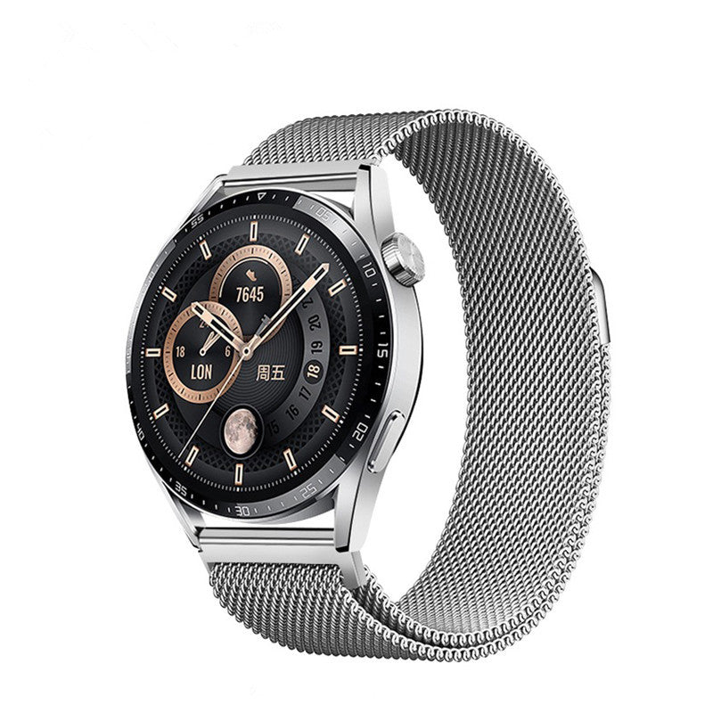 Schwarzes Luxusarmband für Ultradünn Smartwatch