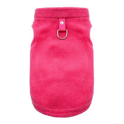 Hundemantel aus Sweatshirt-Stoff mit Taschen