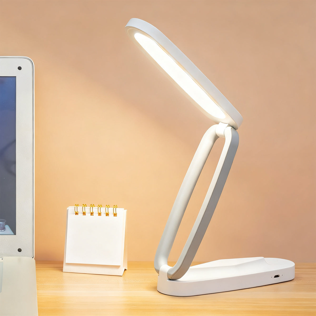 Faltbare LED-Schreibtischlampe mit Farbwahl