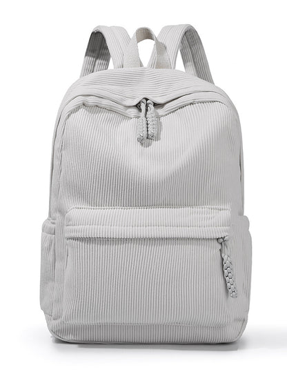 Rucksack aus Kord für Uni und Reisen