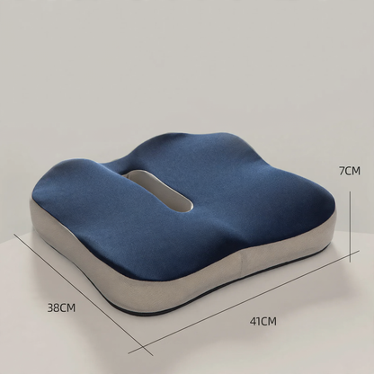Ergonomisches Sitzkissen aus Gedächtnisschaum, 41×38 cm
