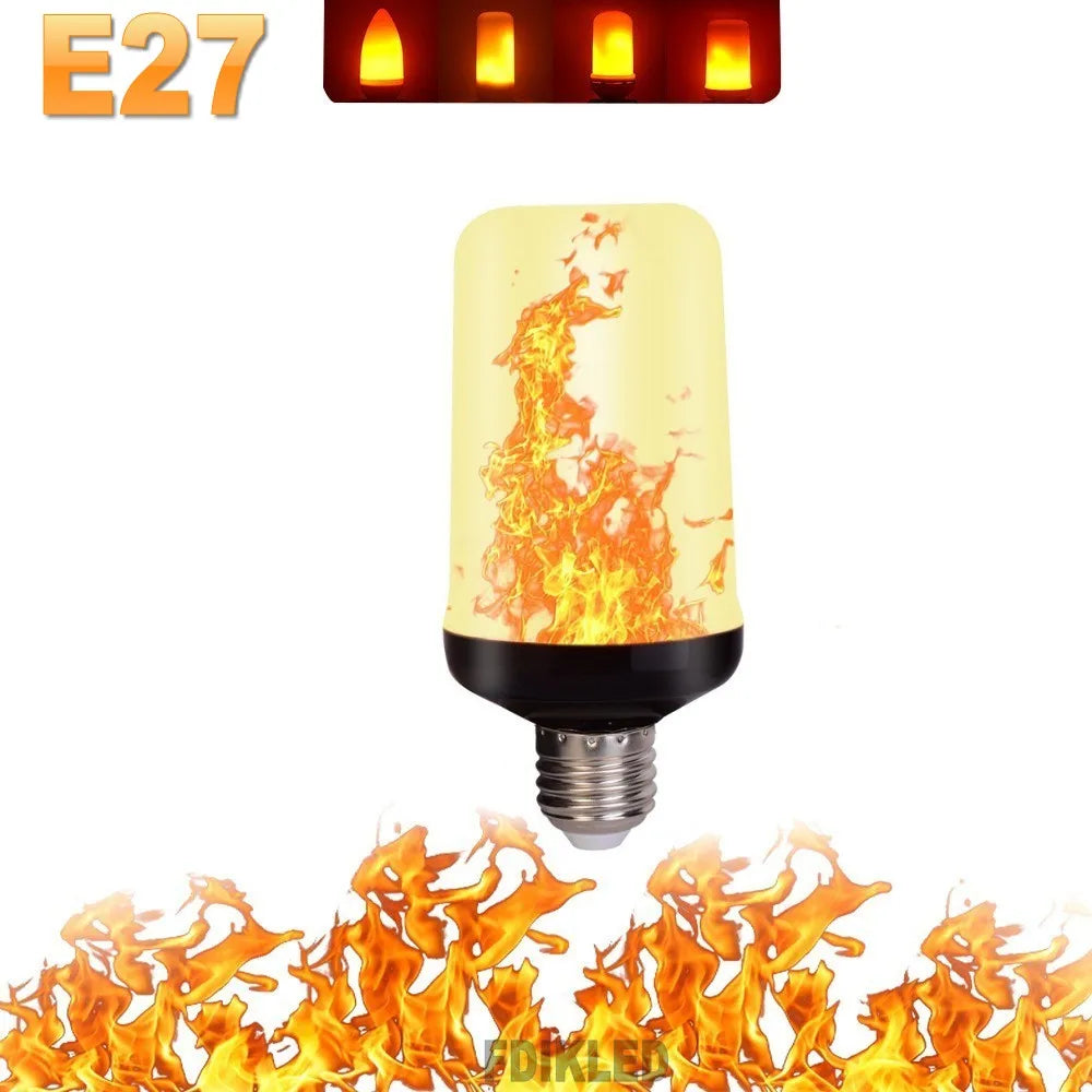 LED FLAME LIGHT PARTY LAMP - 4 MODI FEUER SIMULATION | Brehn