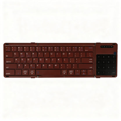 Bluetooth-Tastatur dreiteilig faltbar, 181 × 107 mm