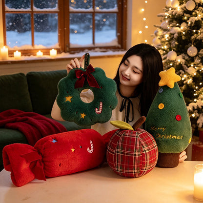 Weihnachts-Plüschfiguren, verschiedene Motive