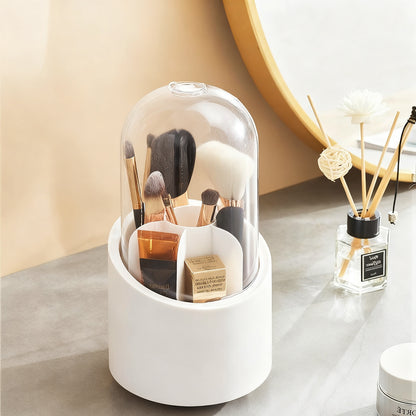 Drehbarer Kosmetik-Organizer mit Deckel